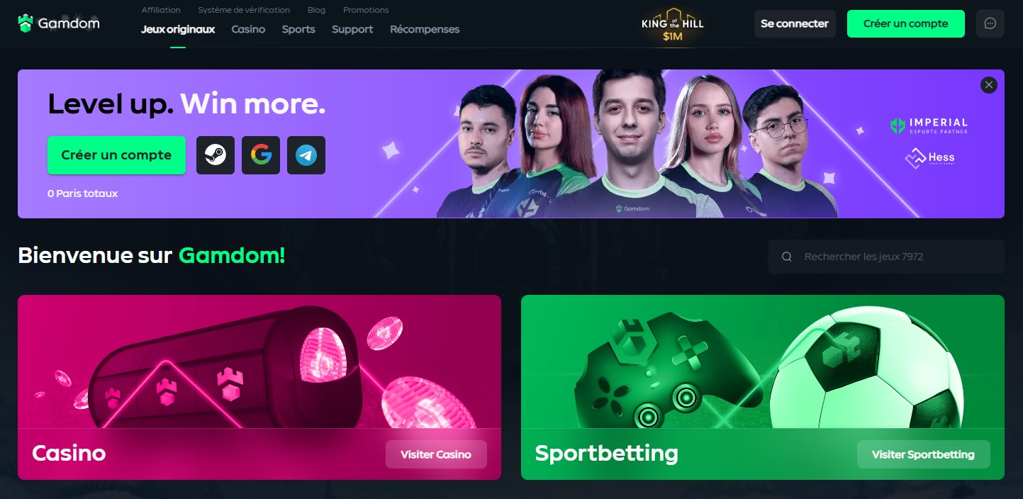 gamdom casino play online